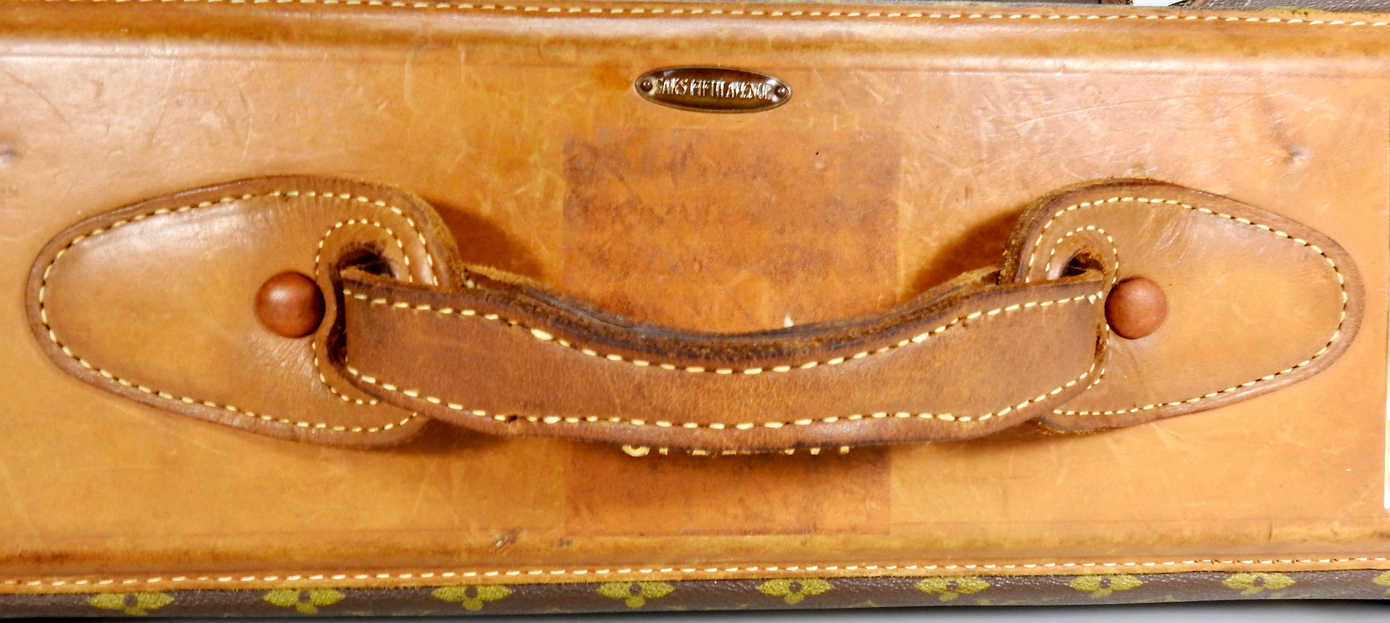 Louis Vuitton Soft Case Overnight Luggage Vintage In Fair Condition For Sale In Cookeville, TN