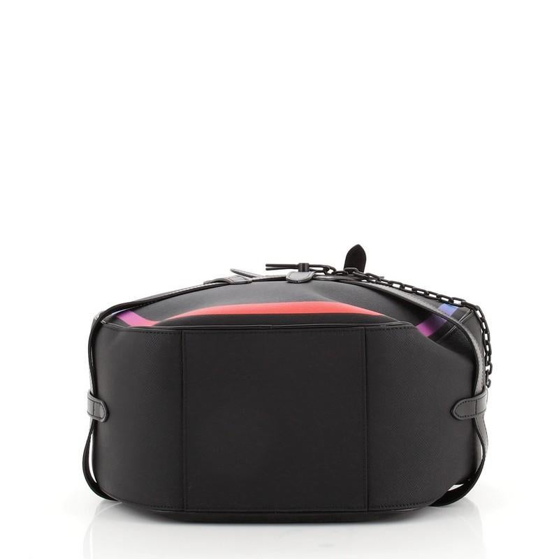Louis Vuitton Soft Hat Trunk Bag Regenbogen Taiga Leder für Damen oder Herren