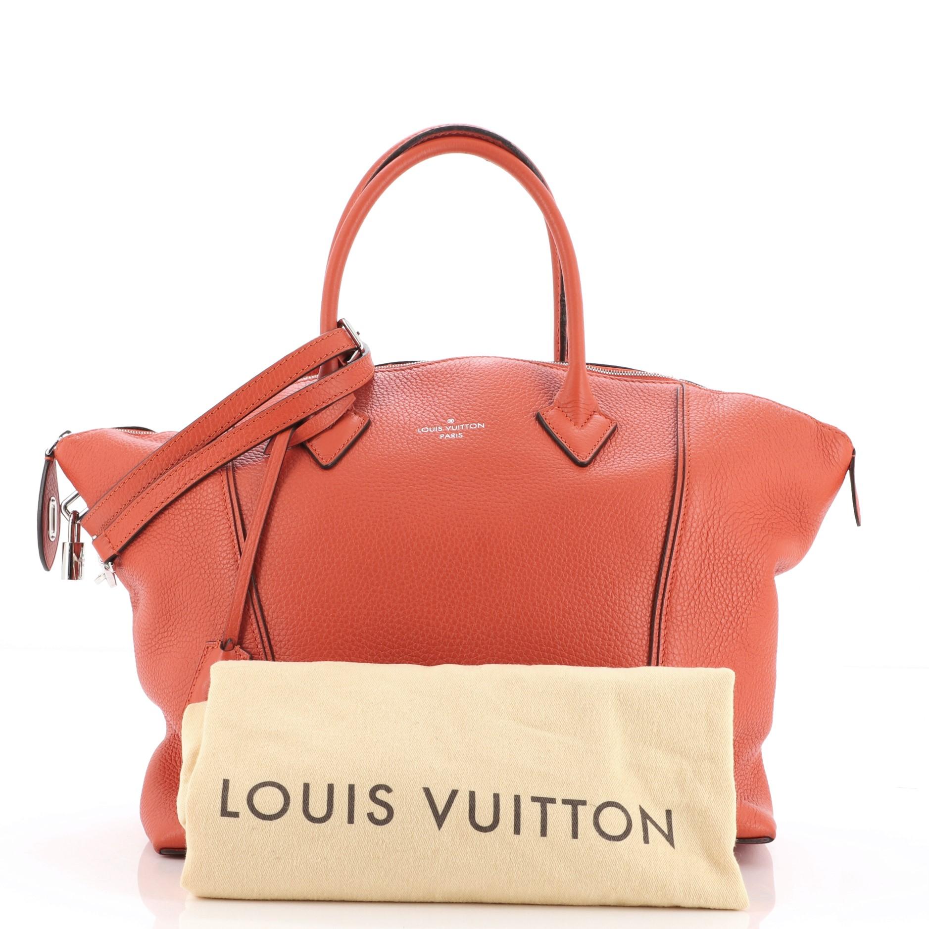 Louis Vuitton Soft Lockit Handbag Leather MM at 1stDibs