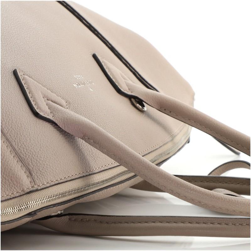Louis Vuitton Soft Lockit Handbag Leather MM 3