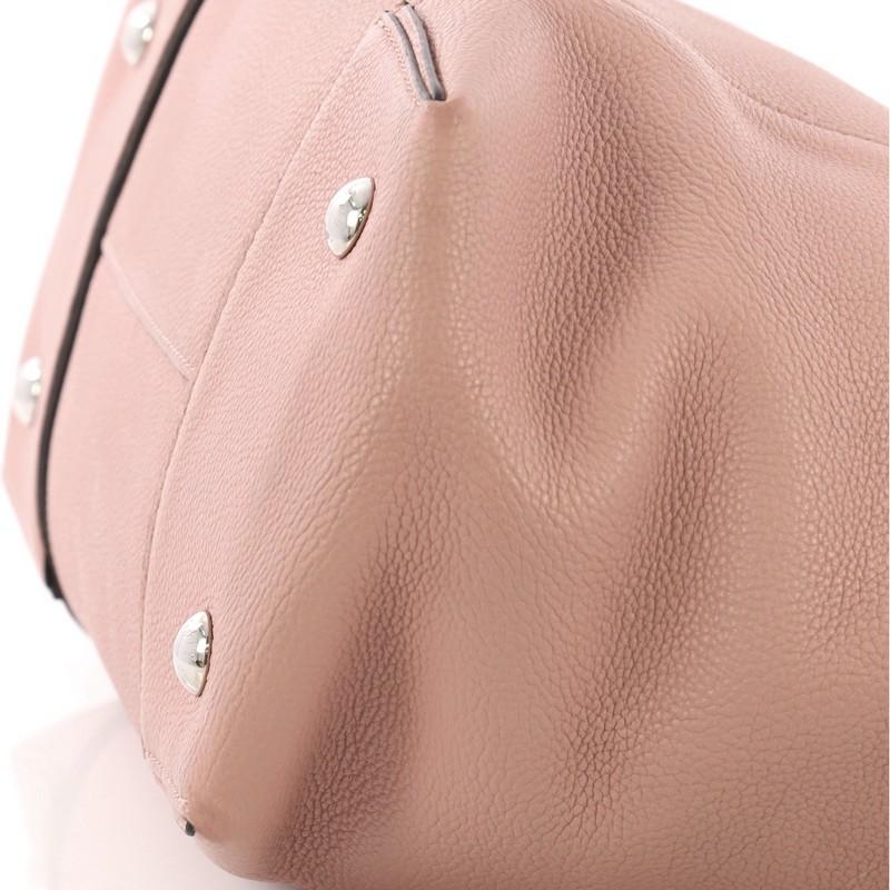 Louis Vuitton Soft Lockit Handbag Leather MM 4