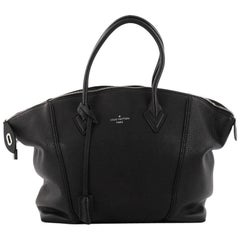 Louis Vuitton Soft Lockit Handbag Leather MM