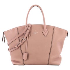 Louis Vuitton Soft Lockit Handbag Leather MM