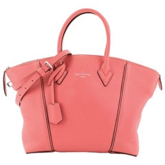 Louis Vuitton Soft Lockit Handbag Leather MM