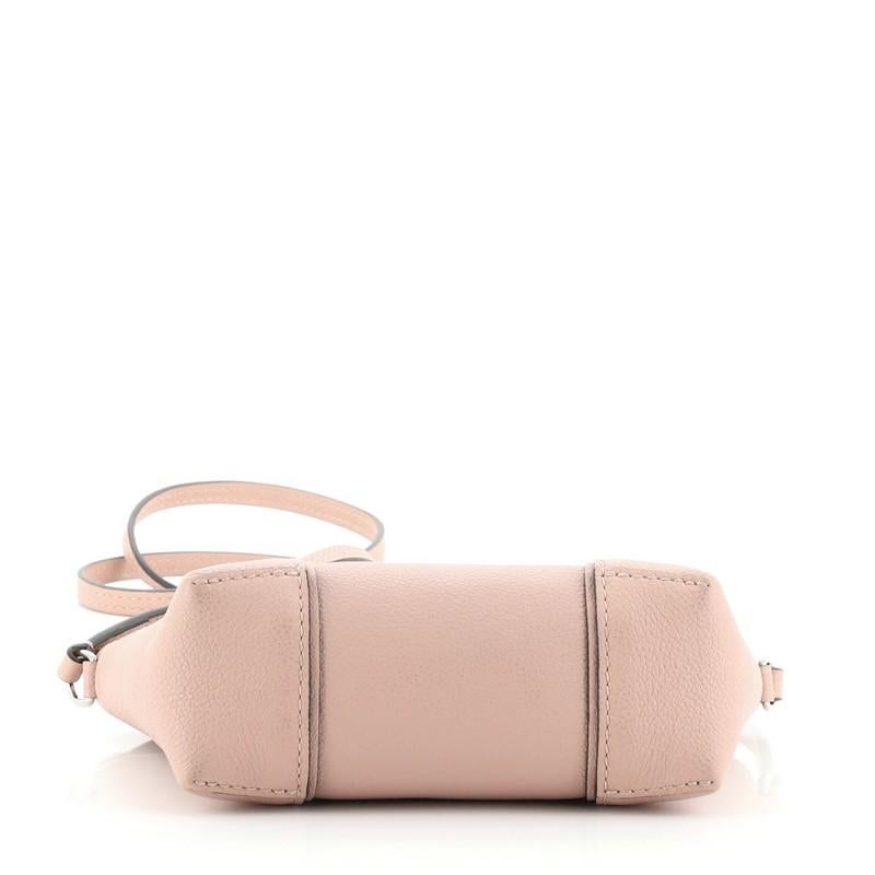 Women's or Men's Louis Vuitton Soft Lockit Handbag Leather Nano