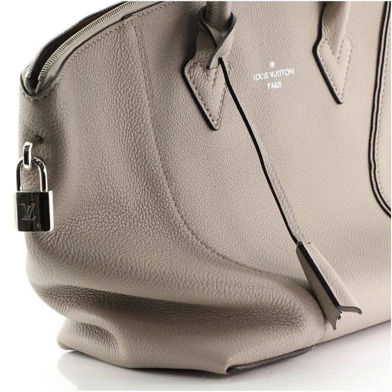 Louis Vuitton Soft Lockit Handbag Leather PM 1