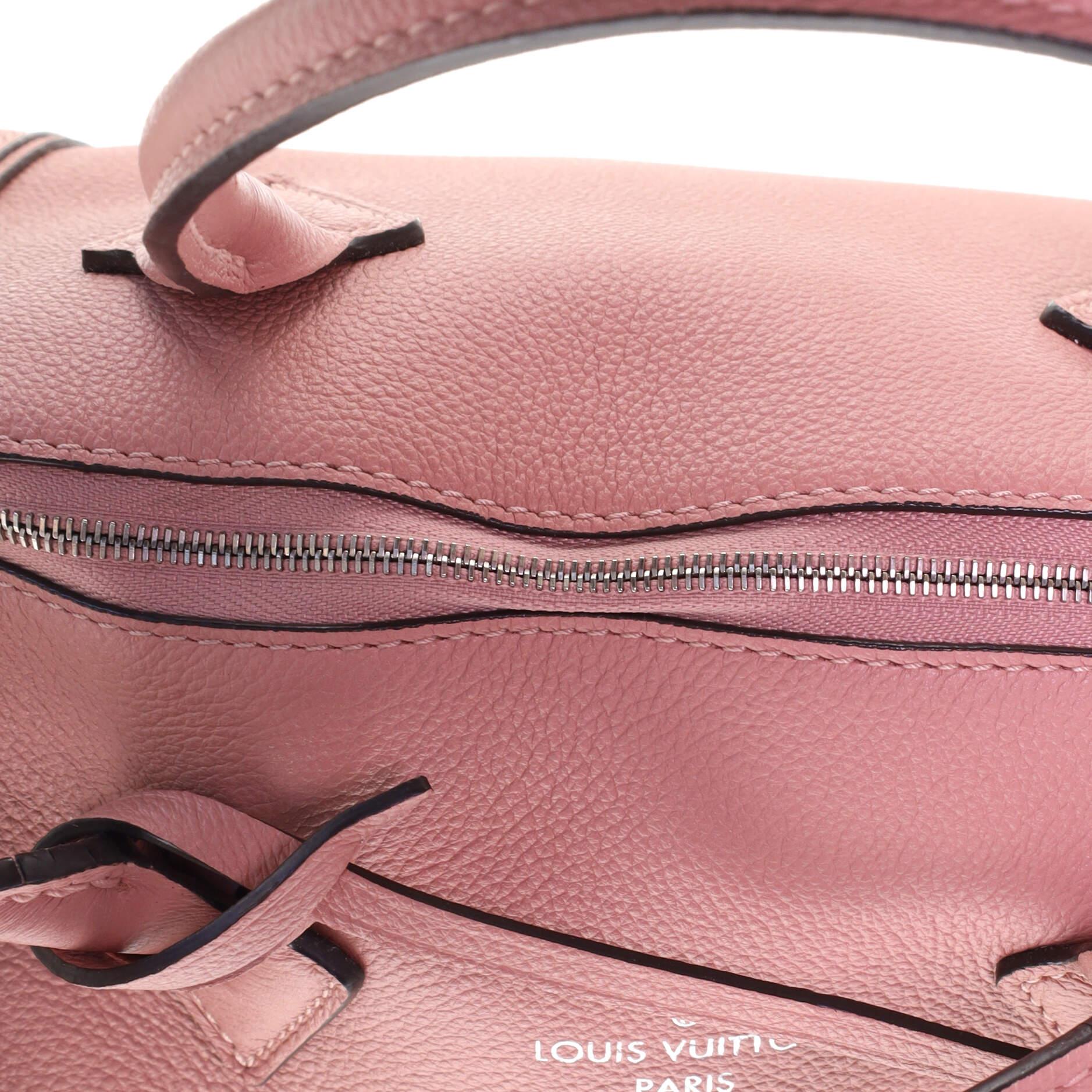 Louis Vuitton Soft Lockit Handbag Leather PM 2