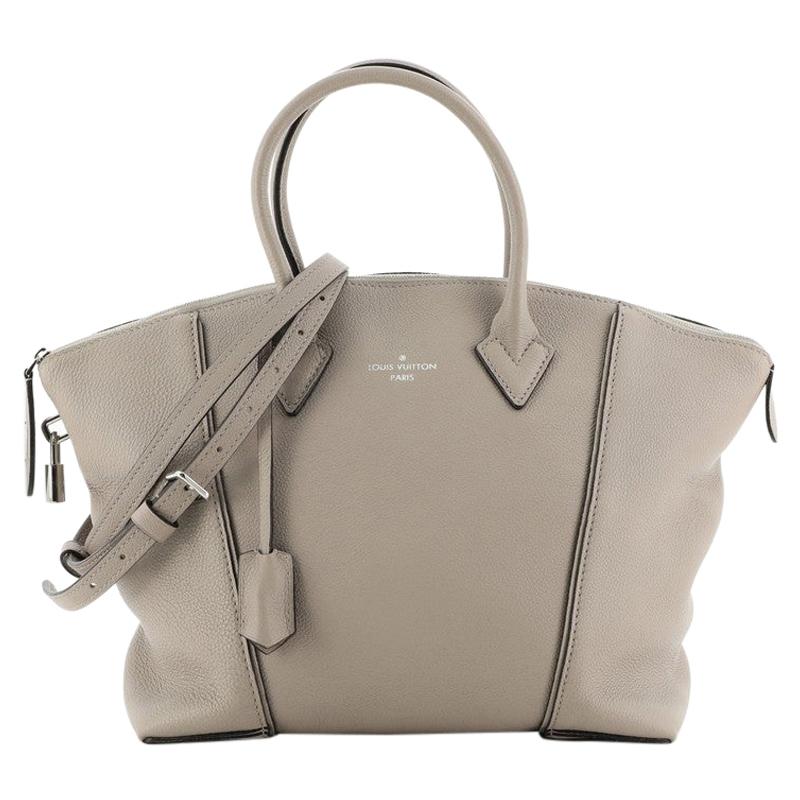 Louis Vuitton Soft Lockit Handbag Leather PM