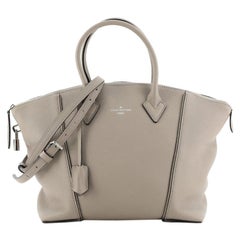 Louis Vuitton Soft Lockit Handbag Leather PM