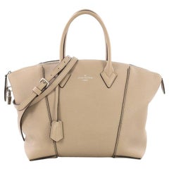 Louis Vuitton Soft Lockit Handbag Leather PM