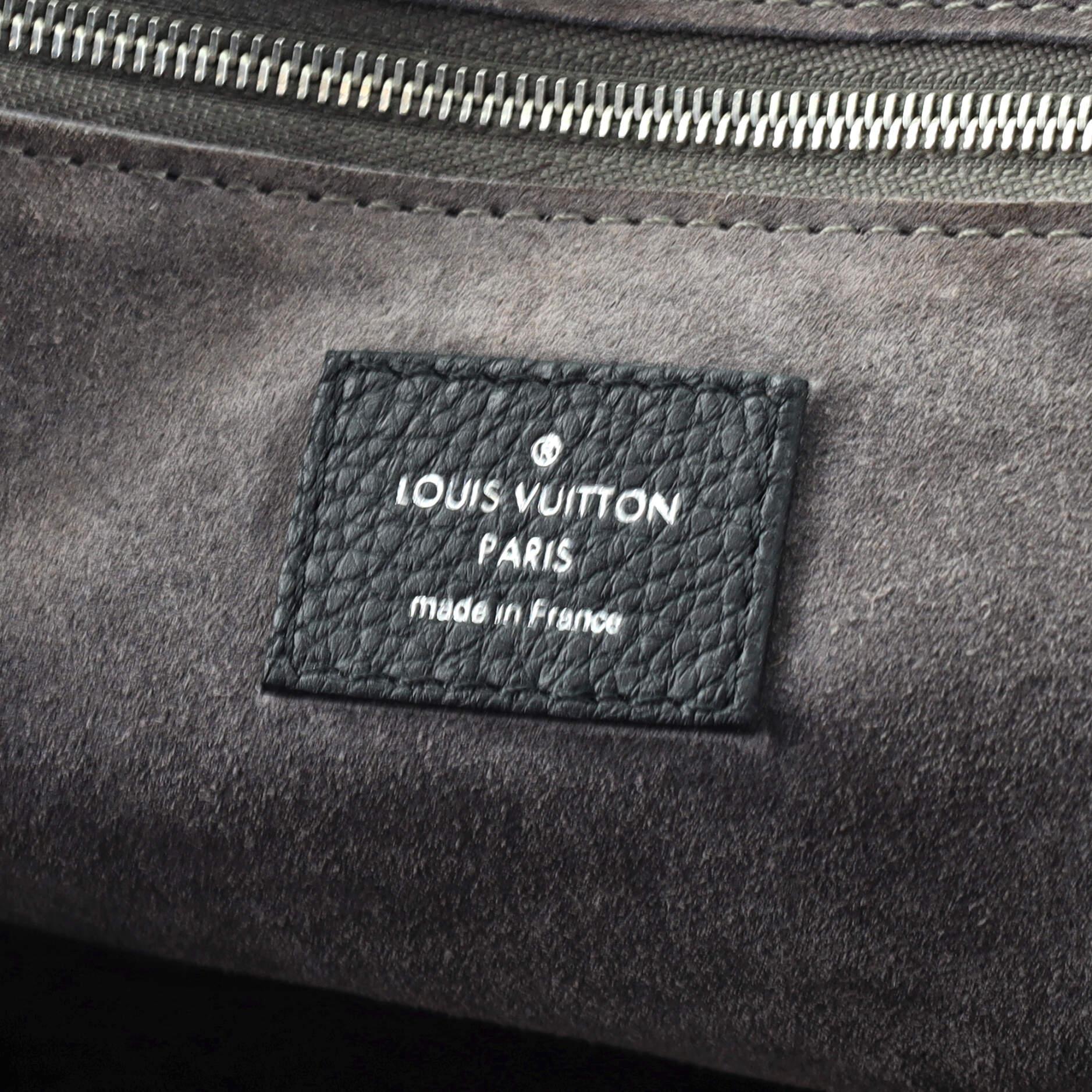 Louis Vuitton Soft Lockit Handbag Leather with Python MM 3