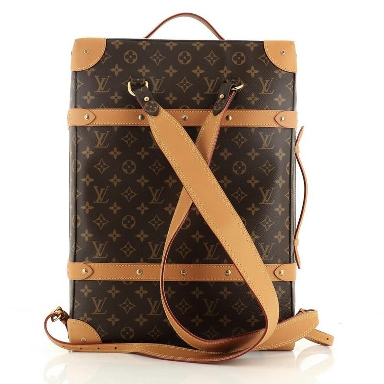 Louis Vuitton Soft Trunk Backpack Monogram Canvas MM For Sale at 1stdibs
