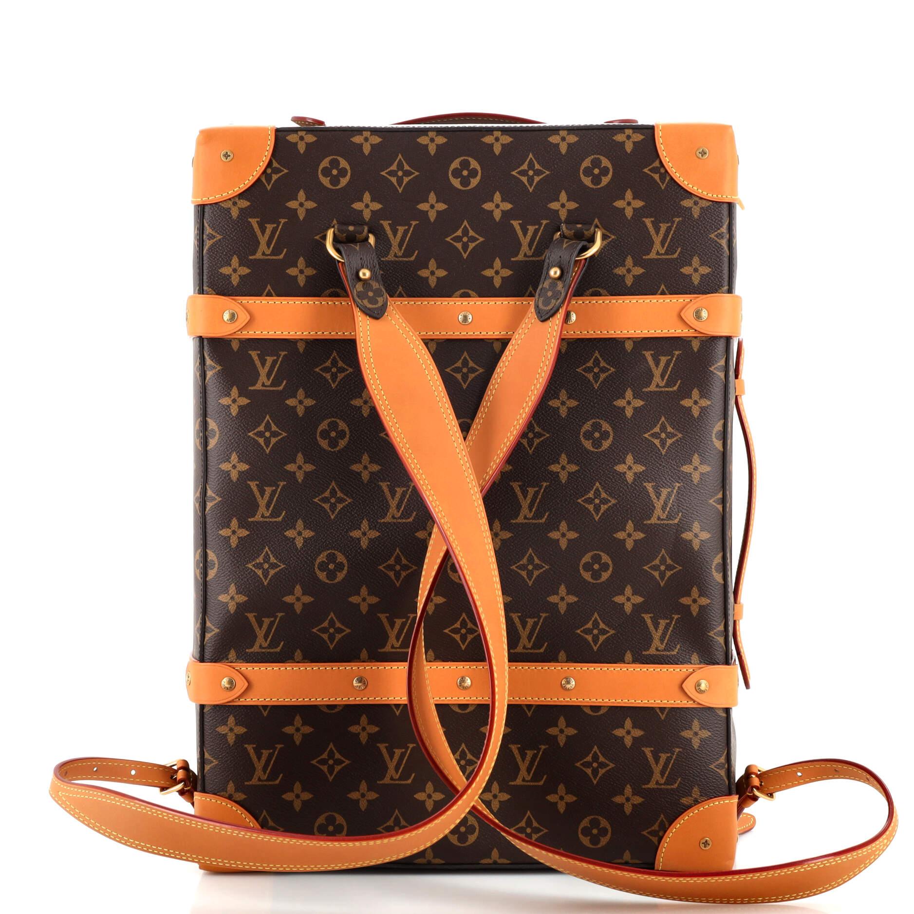 Louis Vuitton Soft Trunk Backpack Monogram Canvas MM In Good Condition In NY, NY