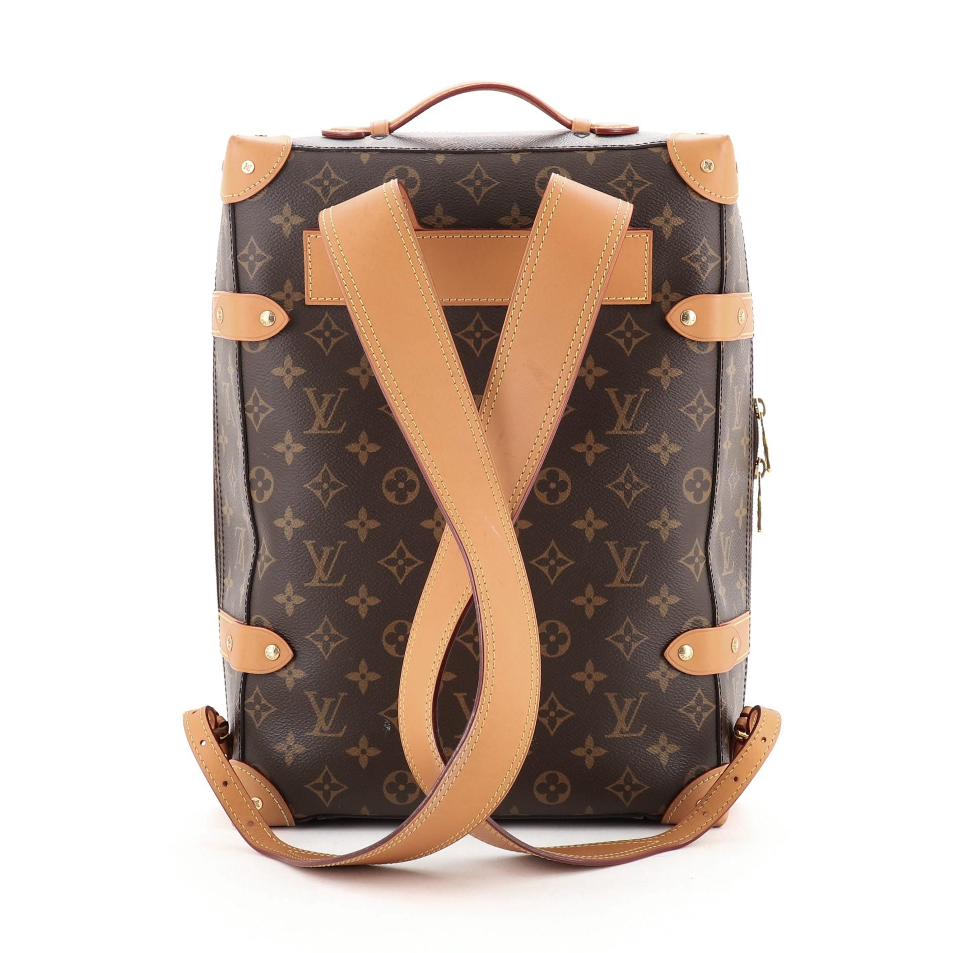 Louis Vuitton Soft Trunk Backpack Monogram Canvas PM In Good Condition In NY, NY