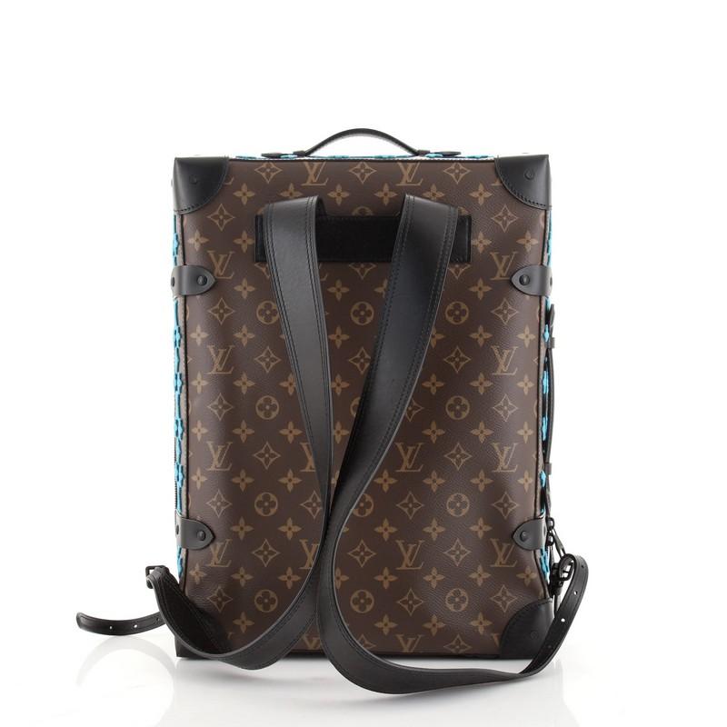 louis vuitton soft trunk tuffetage backpack pm with monogram canvas