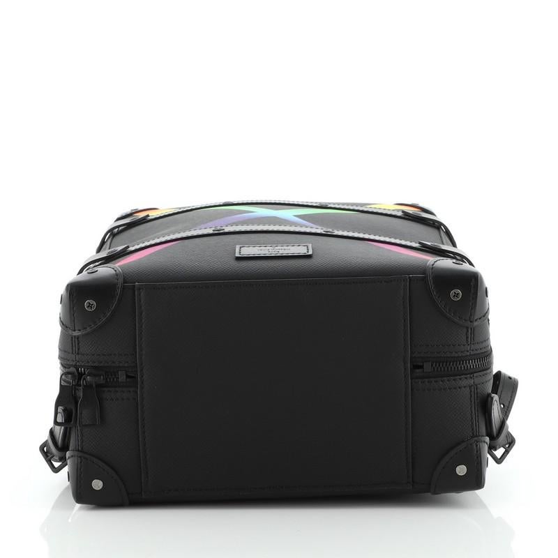  Louis Vuitton Soft Trunk Backpack Rainbow Taiga Cuir PM Unisexe 