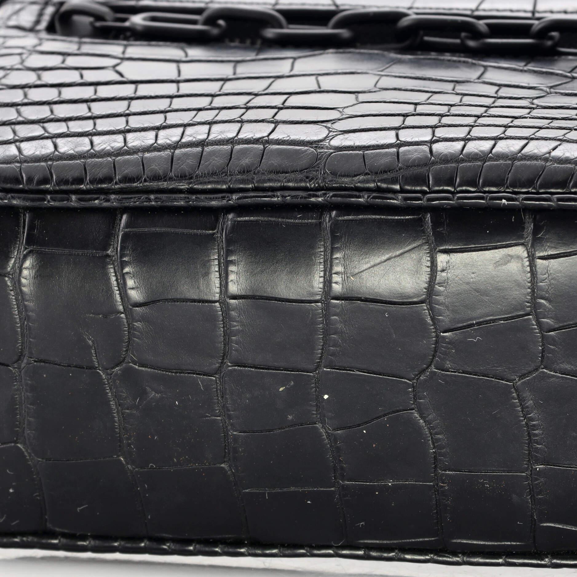 Louis Vuitton Soft Trunk Bag Alligator Mini For Sale 2