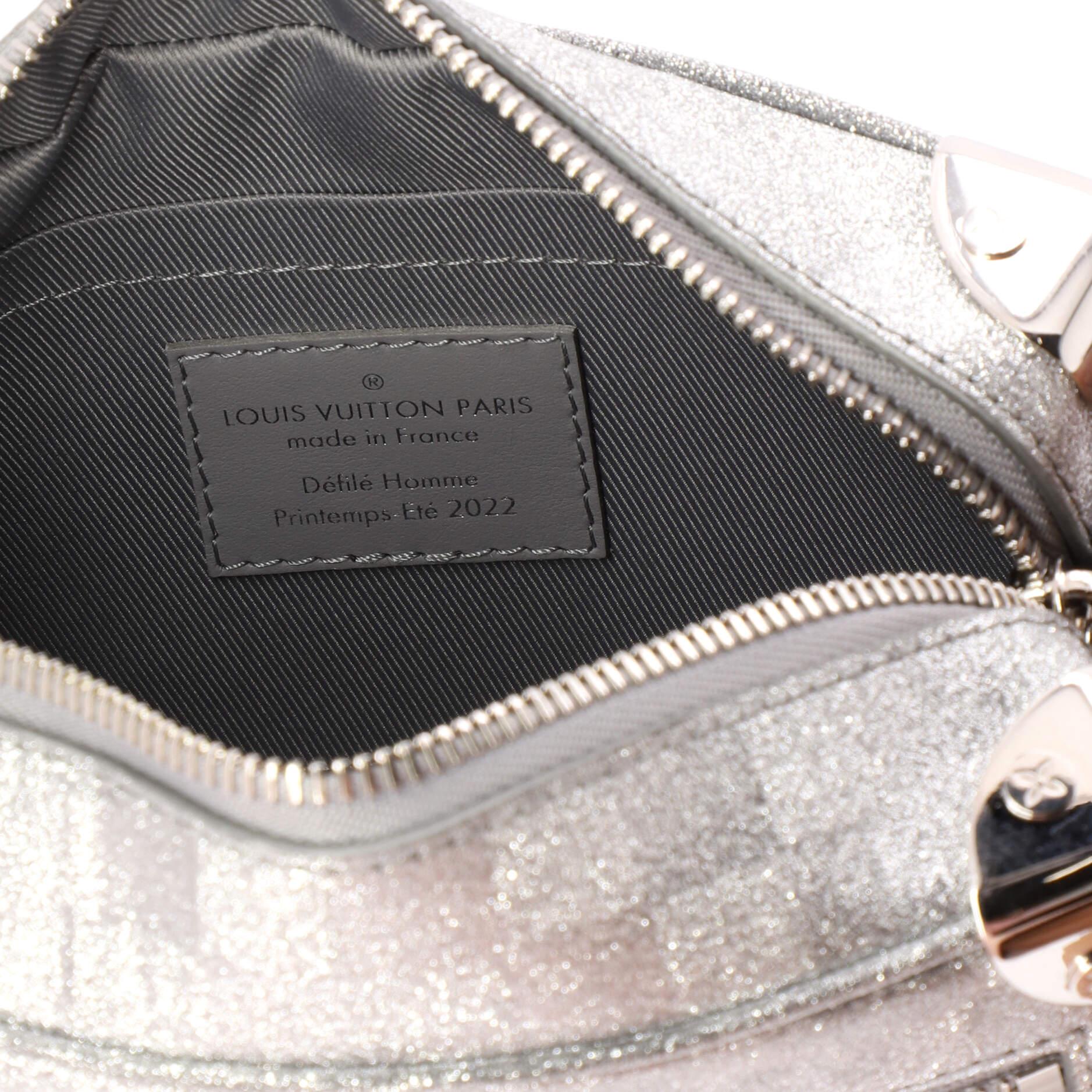 Louis Vuitton Soft Trunk Bag Damier Glitter Leather Mini 3