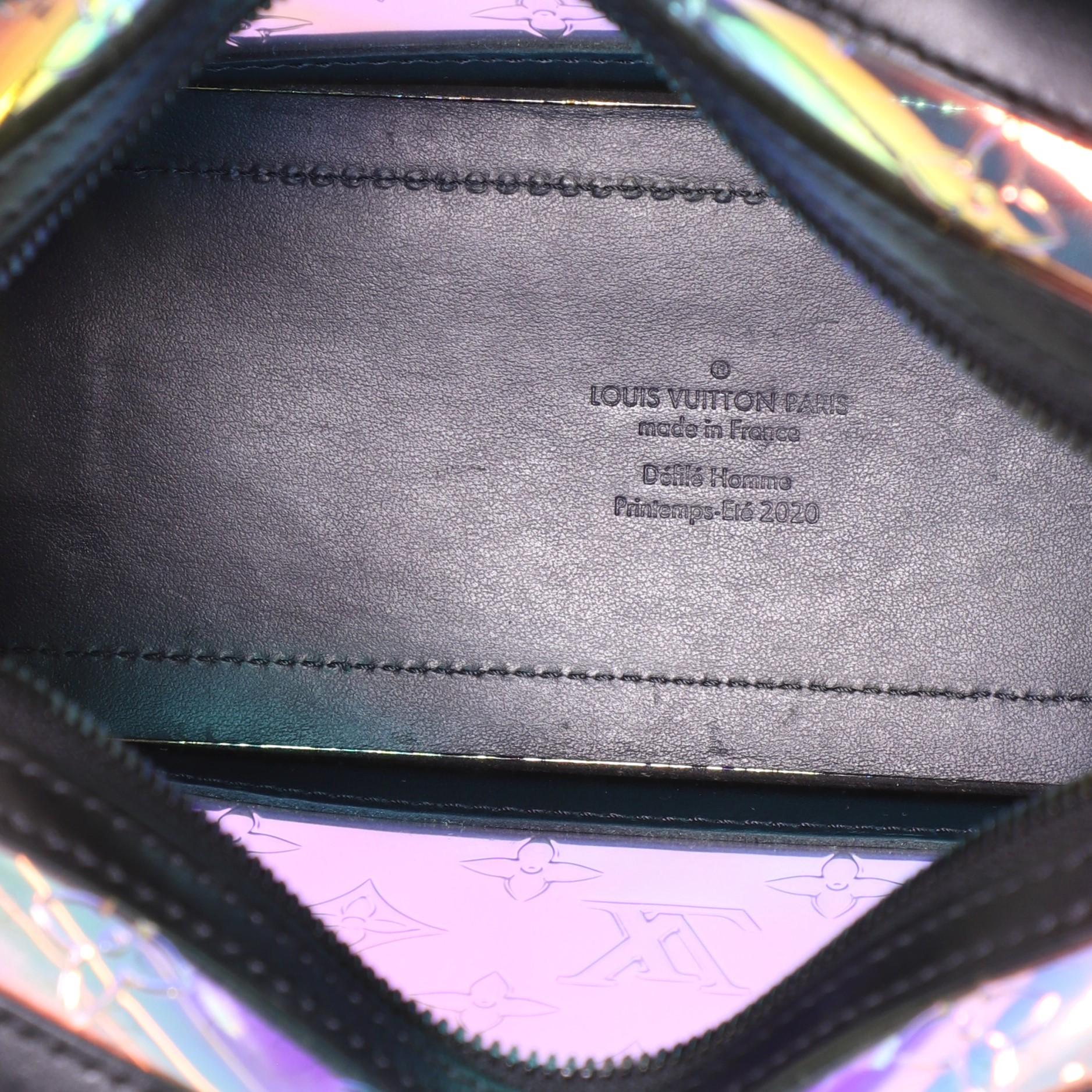 Women's or Men's Louis Vuitton Soft Trunk Bag Limited Edition Dark Monogram Prism PVC