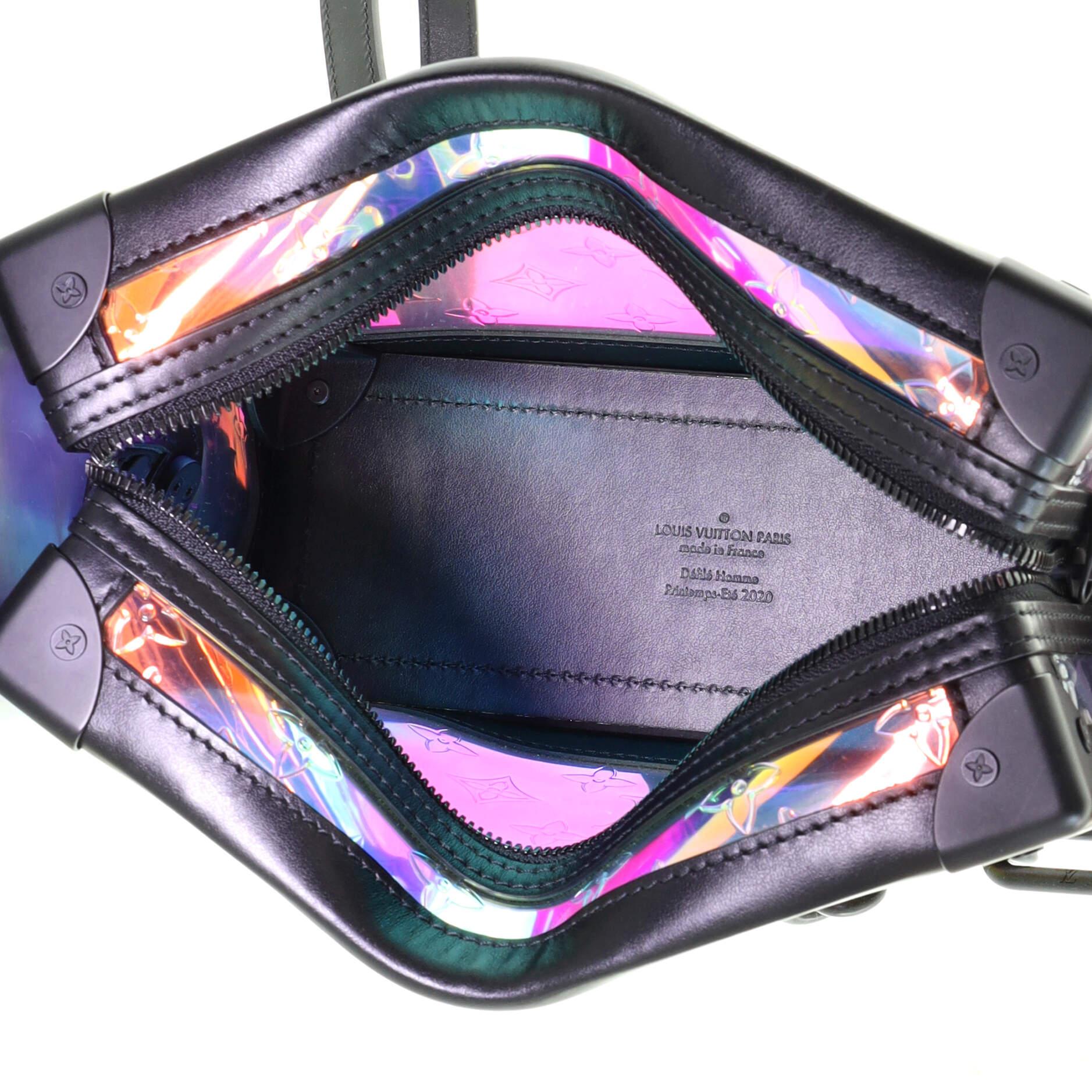 Louis Vuitton Soft Trunk Bag Limited Edition Dark Monogram Prism PVC 1