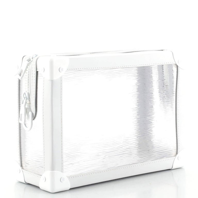 Louis Vuitton Mini Soft Trunk Shoulder Bag epi plage optic white