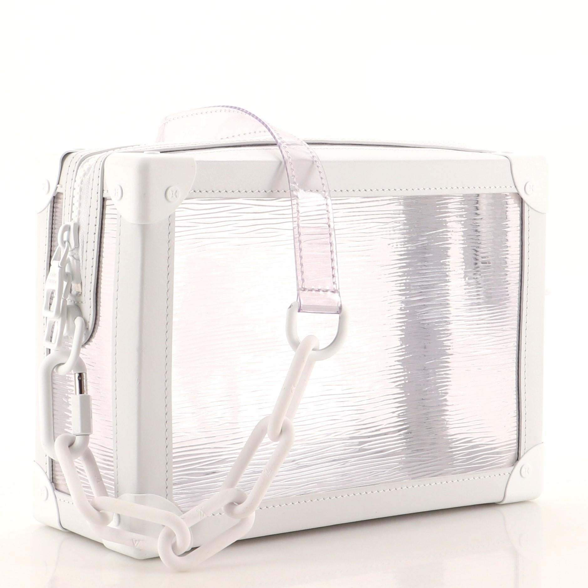 Louis Vuitton Soft Trunk Bag Limited Edition Epi Plage Leder (Grau)