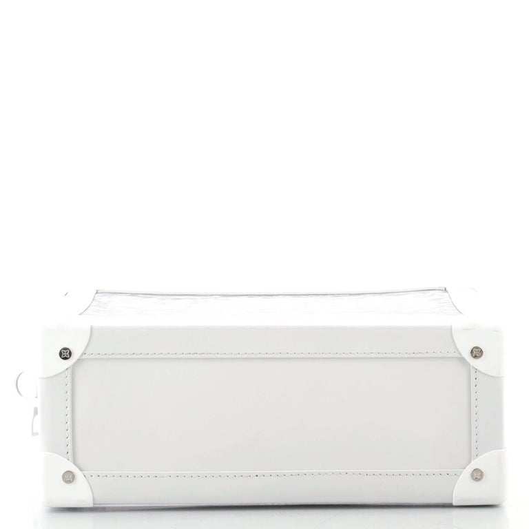 Louis Vuitton Mini Soft Trunk Shoulder Bag epi plage optic white