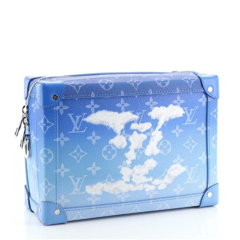 Louis Vuitton Backpack Trunk Clouds Monogram GM Blue in Coated Canvas with  Silver-tone - US