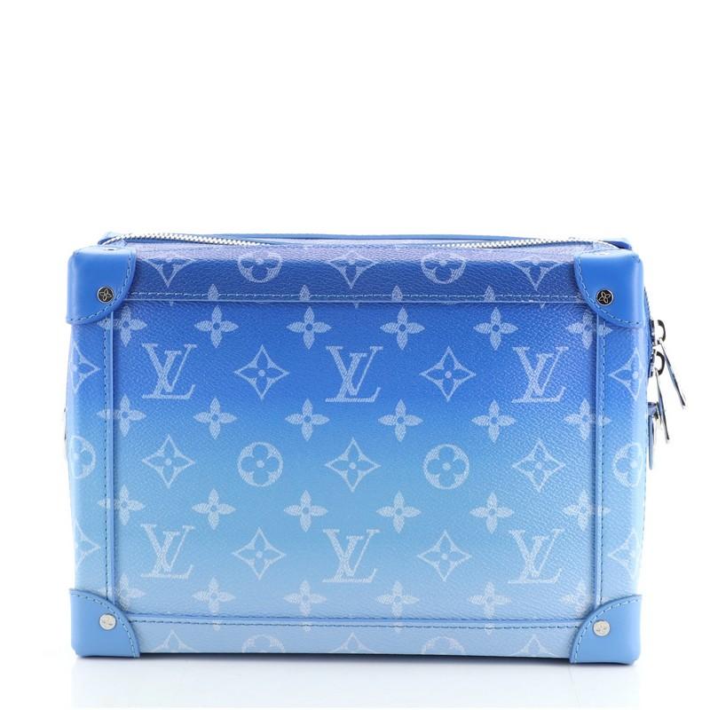 Bleu Louis Vuitton - Sac fourre-tout souple Monogram nuages:: édition limitée