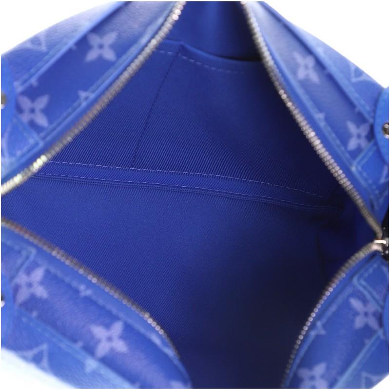 Blue Louis Vuitton Soft Trunk Bag Limited Edition Monogram Clouds
