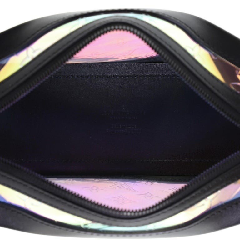 Louis Vuitton Soft Trunk Bag Limited Edition Dark Monogram Prism PVC Black