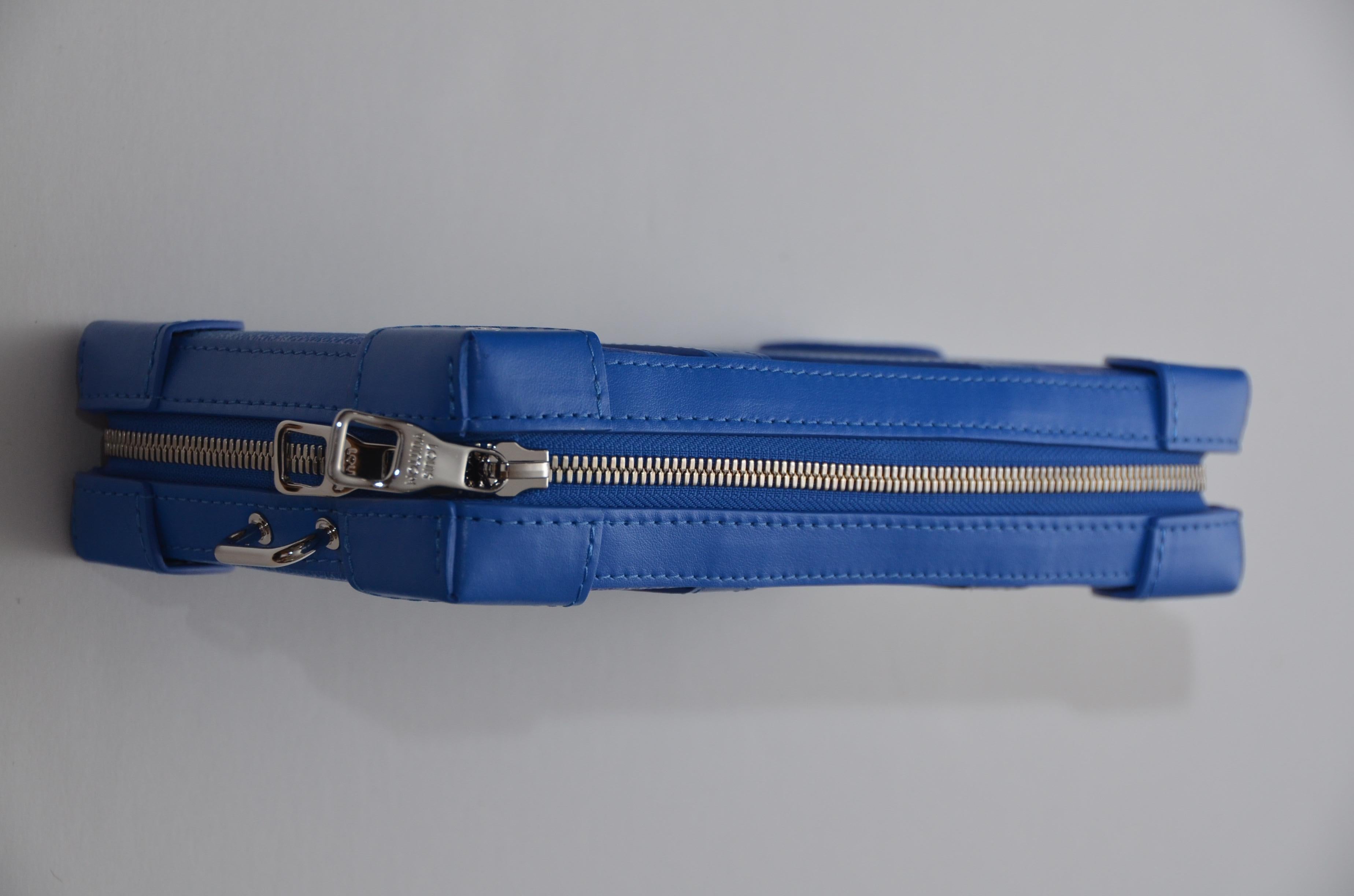 Women's or Men's Louis Vuitton Soft Trunk  Bag Monogram Cloud Blue   NEW
