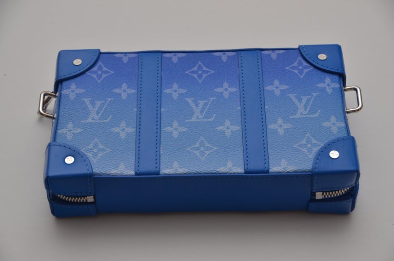 LOUIS VUITTON Soft Trunk Monogram Clouds Crossbody Bag Blue - 25% OFF