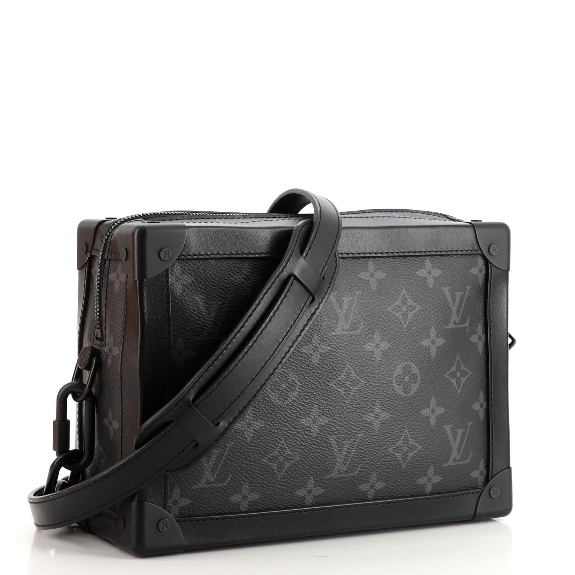 Louis Vuitton Soft Trunk Bag Monogram Eclipse Canvas In Good Condition In NY, NY