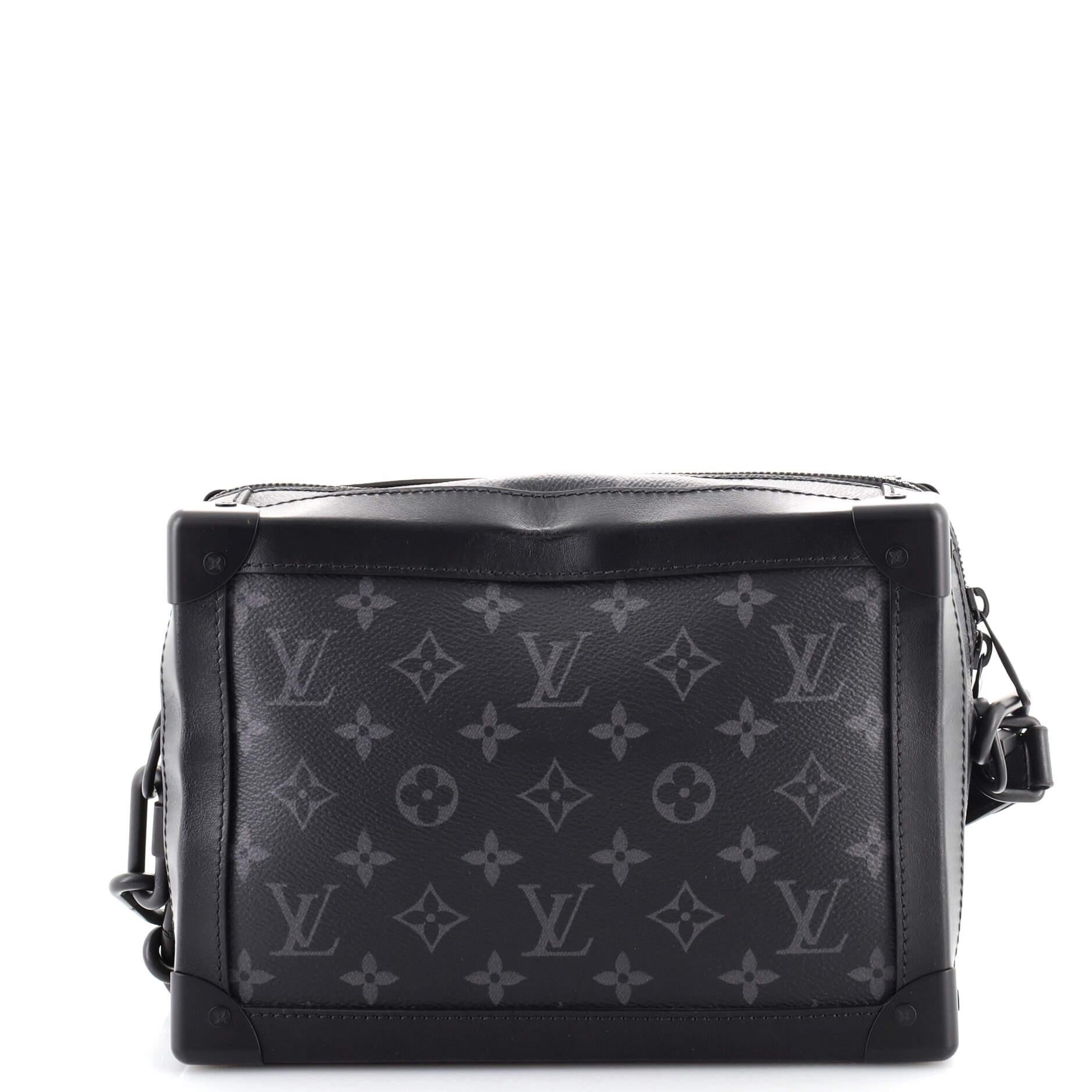 Louis Vuitton Soft Trunk Bag Monogram Eclipse Canvas In Good Condition In NY, NY