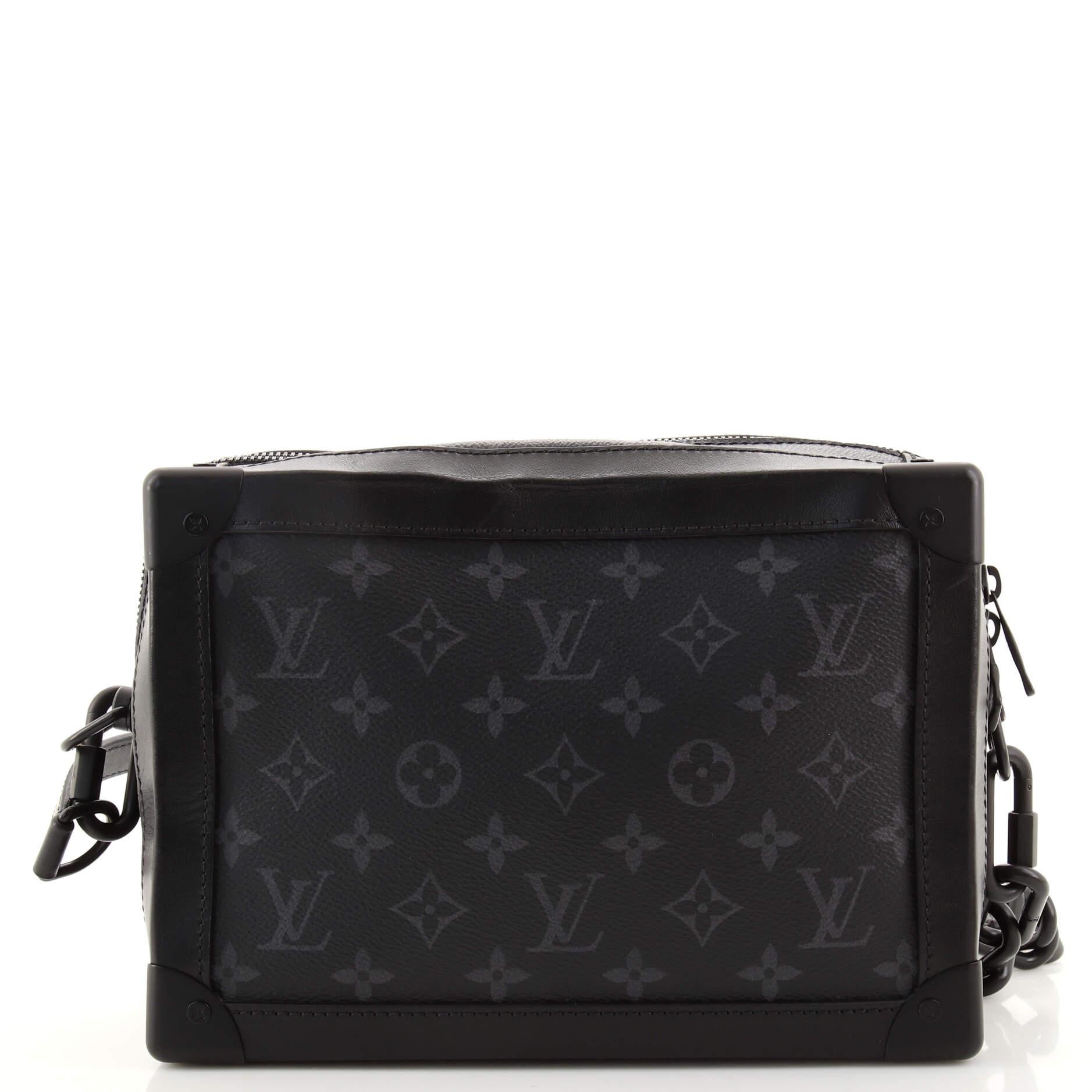 Louis Vuitton Soft Trunk Bag Monogram Eclipse Canvas In Good Condition In NY, NY