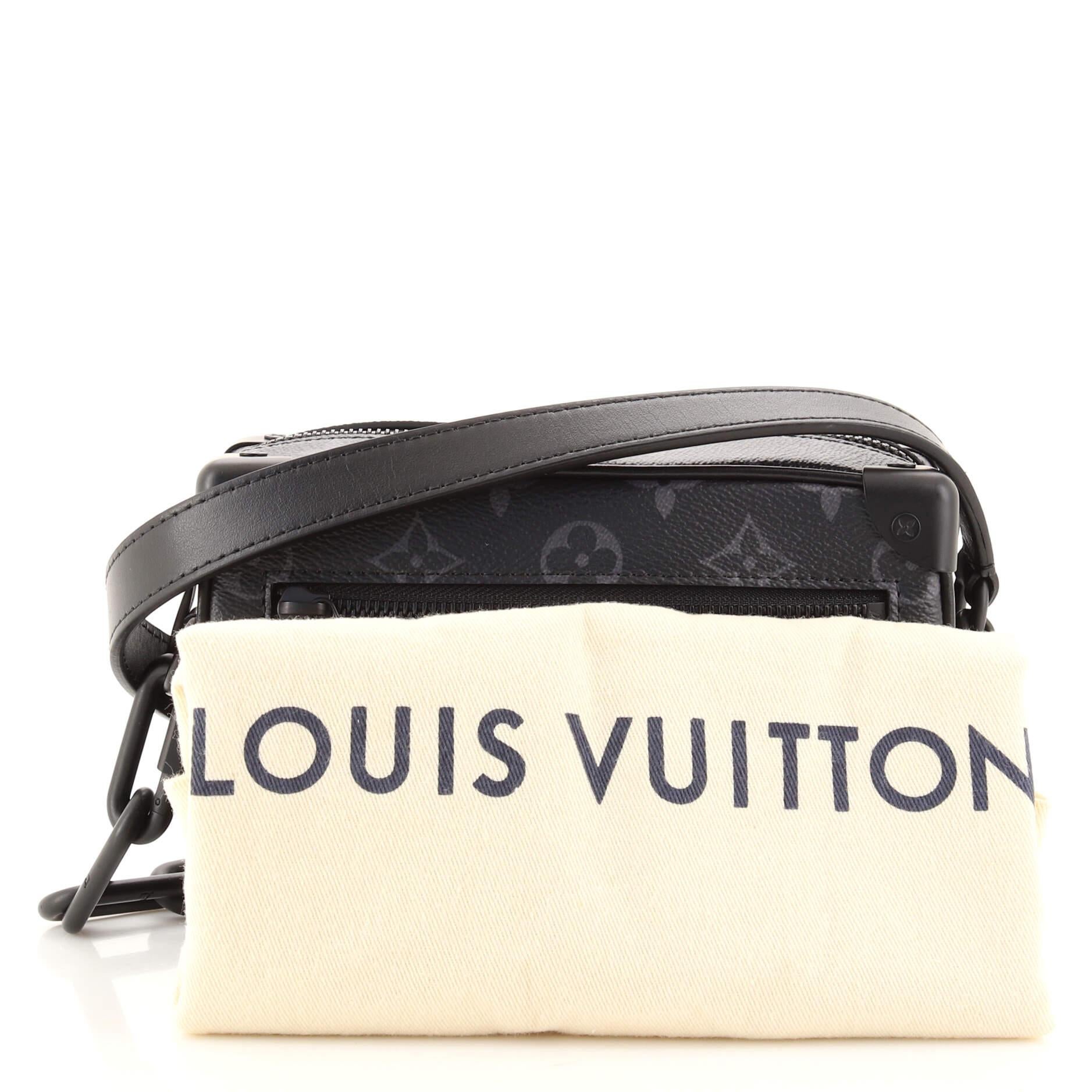 Louis Vuitton Soft Trunk Bag Monogram Eclipse Canvas Mini at 1stDibs