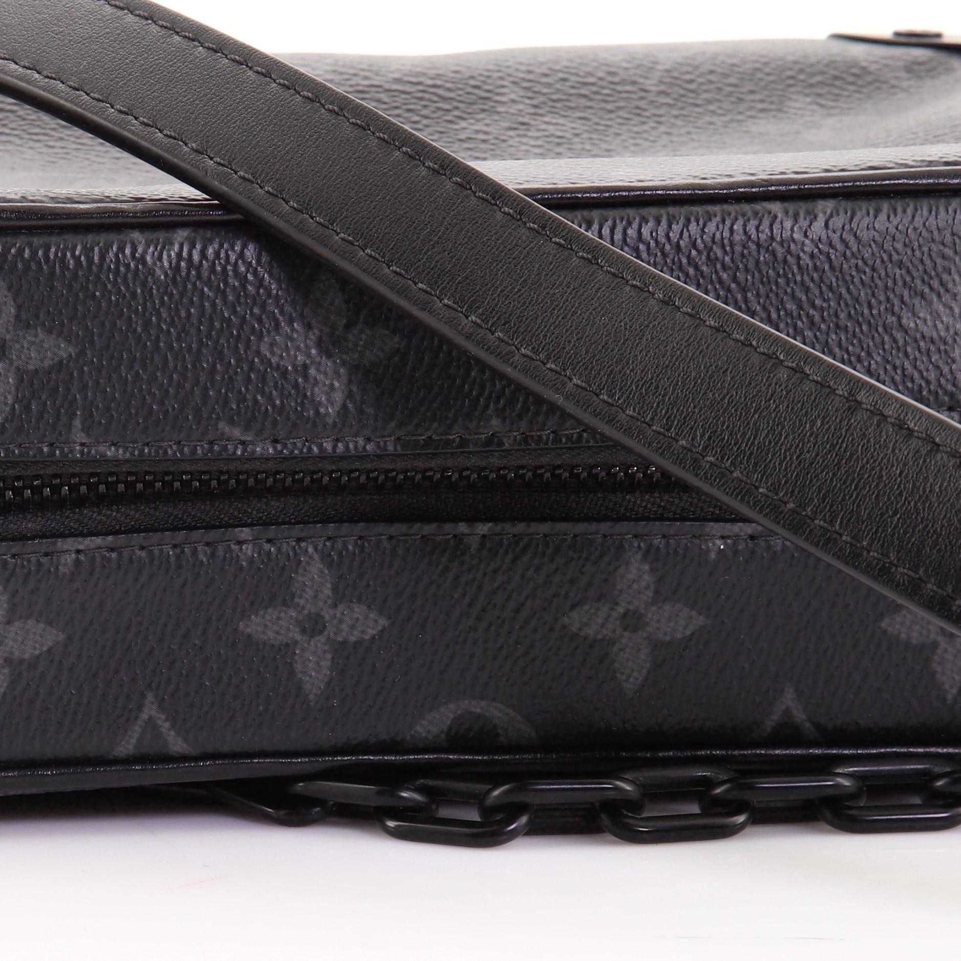 Louis Vuitton Soft Trunk Bag Monogram Eclipse Canvas Mini 2