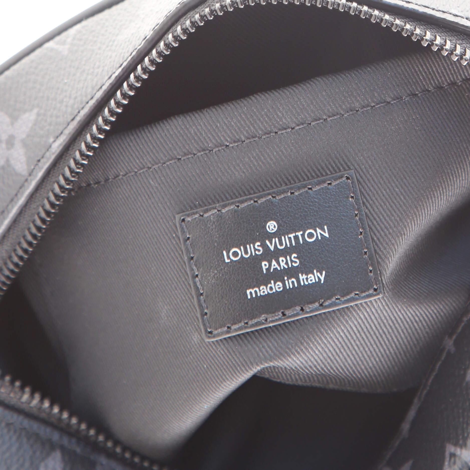 Women's or Men's Louis Vuitton Soft Trunk Bag Monogram Eclipse Canvas Mini