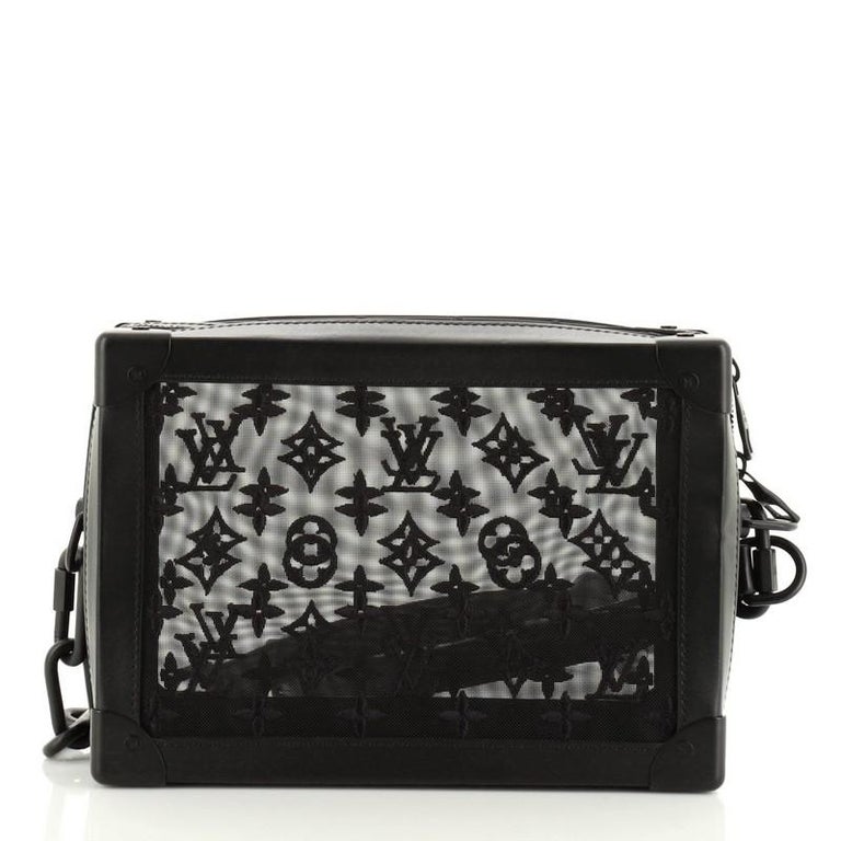 Louis Vuitton Soft Trunk Bag Monogram See Through Mesh For Sale at 1stdibs