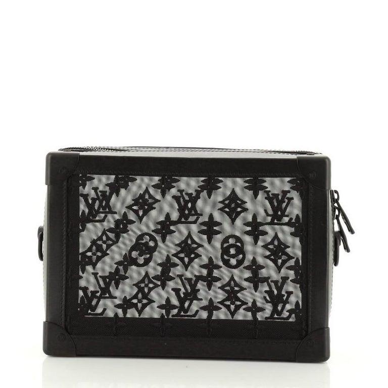 Louis Vuitton Soft Trunk Bag Monogram See Through Mesh For Sale at 1stdibs