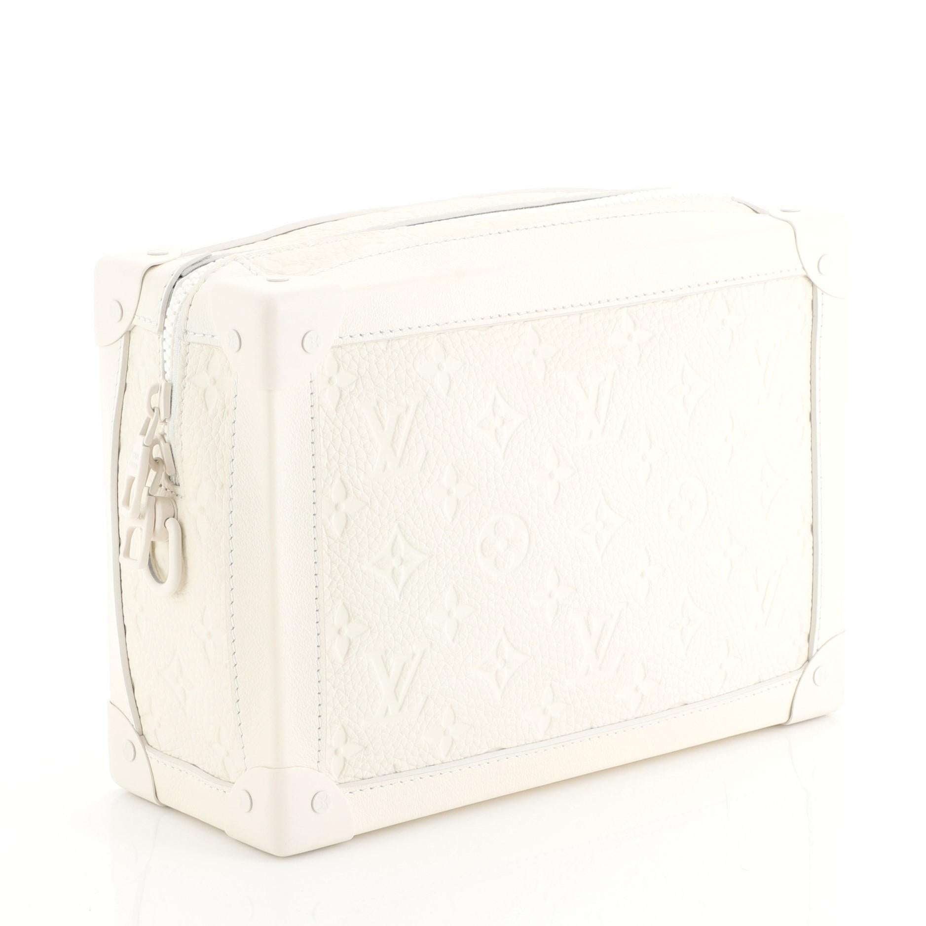 Beige Louis Vuitton Soft Trunk Bag Monogram Taurillon