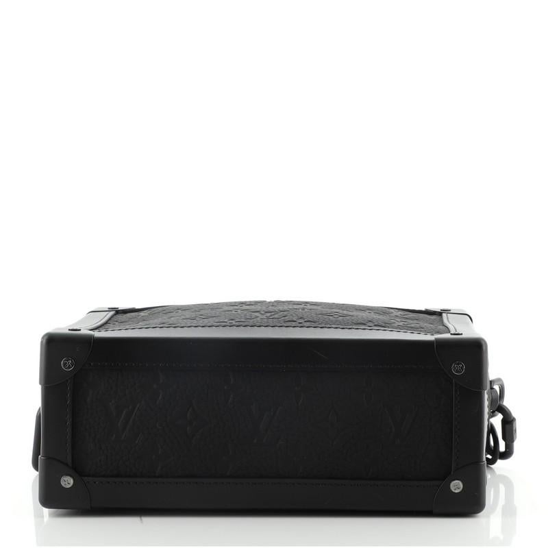 Black Louis Vuitton Soft Trunk Bag Monogram Taurillon Leather