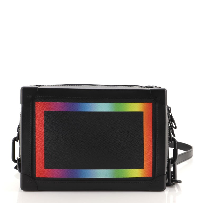 LOUIS VUITTON Taiga Rainbow Mini Soft Trunk Shoulder Bag M30351 LV