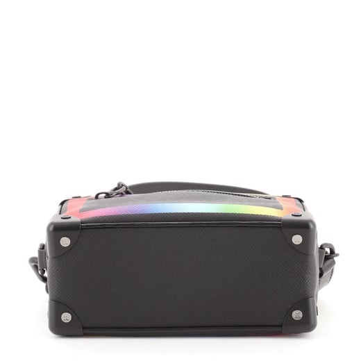 Louis Vuitton Soft Trunk Taiga Mini Black/Rainbow – Savonches