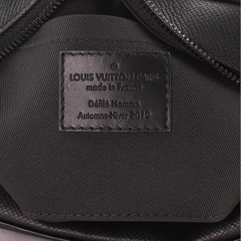 Louis Vuitton Soft Trunk Bag Rainbow Taiga Leather Mini Black 75137271