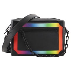 Louis Vuitton Soft Trunk Bag Rainbow Taiga Leather Mini
