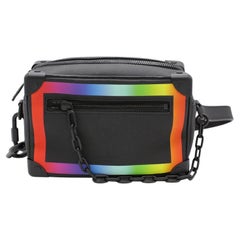 Bolso baúl blando Louis Vuitton Piel Taiga Arco Iris Raro