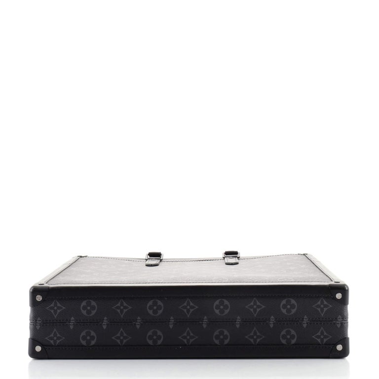 M44952 Louis Vuitton Monogram Éclipse Soft Trunk Briefcase