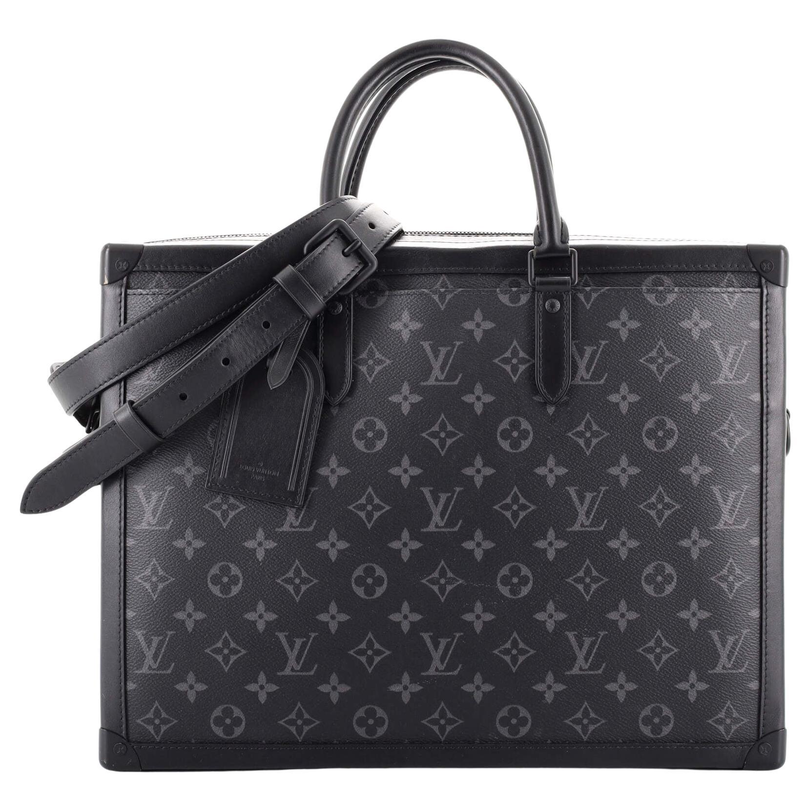 Louis Vuitton Soft Trunk Briefcase Monogram Eclipse Canvas